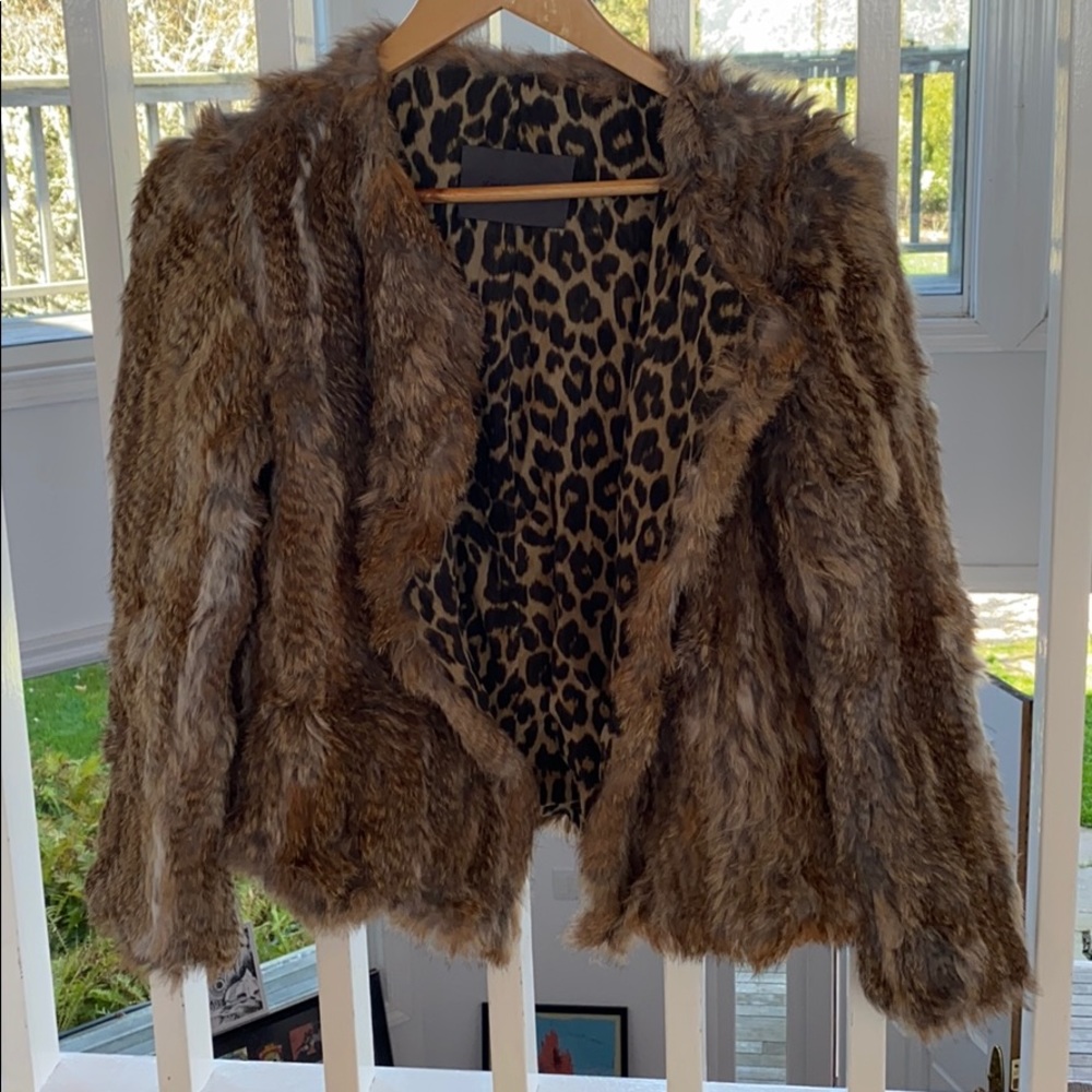 Rabbit fur jacket